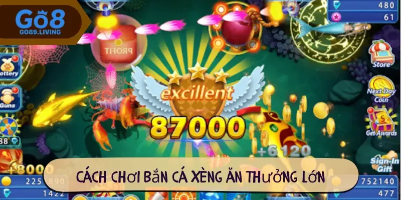 Cách chơi Bắn cá xèng ăn thưởng lớn